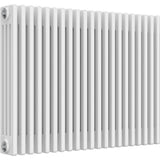 Aquarius Bathrooms Column Radiator 750mm x 965mm Aquarius Foundry Horizontal 4 Column Radiator in White