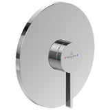 Villeroy & Boch Concealed Shower Valve Chrome Villeroy & Boch Dawn Concealed 1-Outlet Single Lever Trim Set