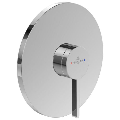 Villeroy & Boch Concealed Shower Valve Chrome Villeroy & Boch Dawn Concealed 1-Outlet Single Lever Trim Set