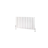 Eastbrook Panel Radiator Eastbrook Guardia Straight Horizontal Aluminium in Matt White