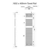 Tissino Ladder Rails Tissino Hugo2 Designer Towel Radiator in Arabica