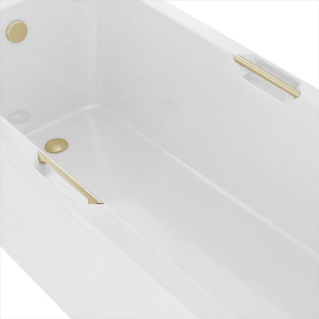Eastbrook Bath Accessories Brushed Brass Eastbrook Portland Twin Hand Grips