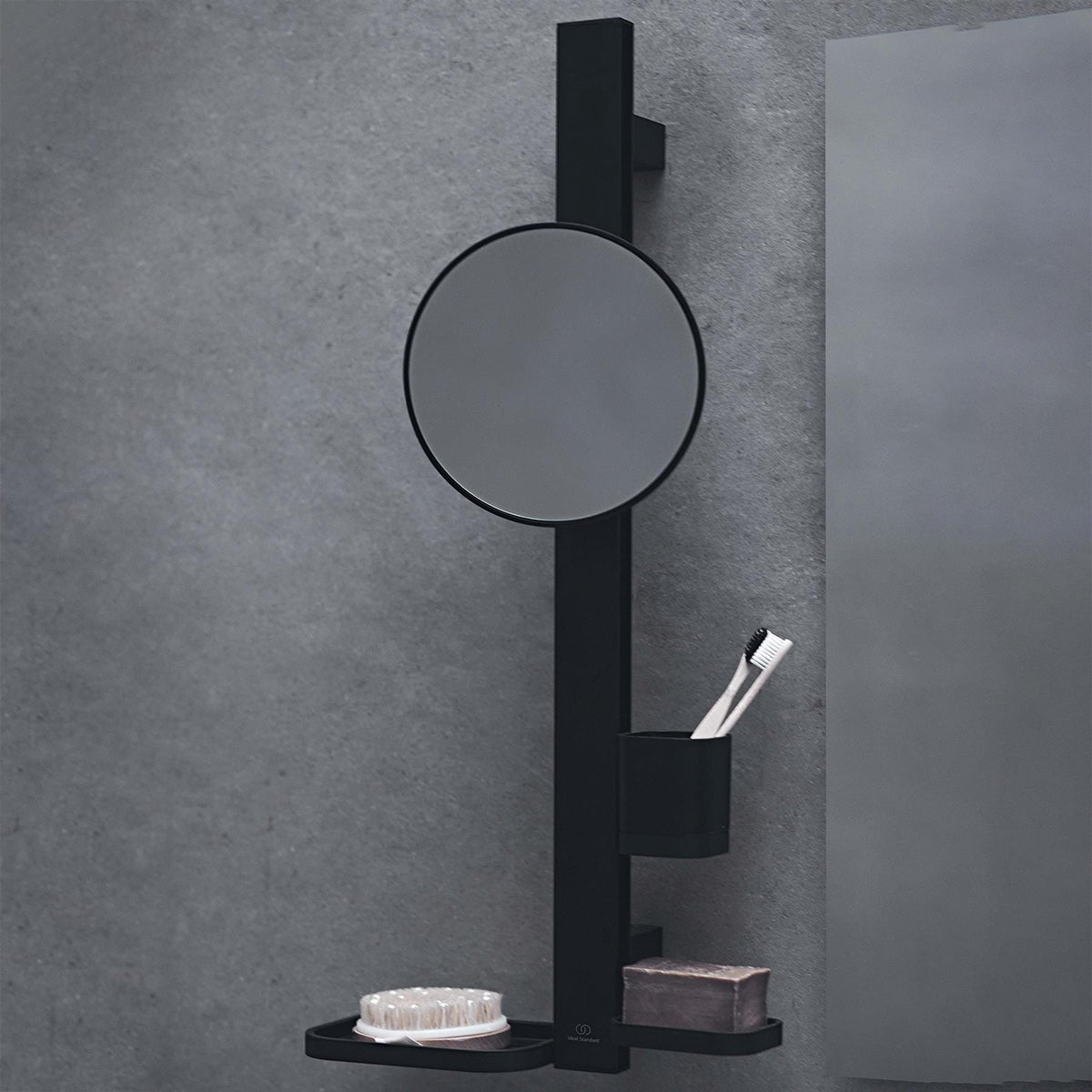 Ideal Standard Cosmetic and Shaving Mirror Ideal Standard ALU+ Small Beauty Bar with Mirror