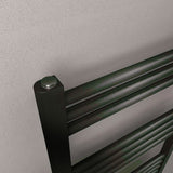 Eastbrook Ladder Rail Eastbrook Wendover Straight Heated Towel Rail in Brushed Gunmetal