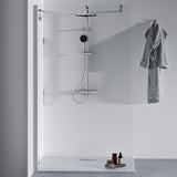 Ideal Standard Exposed Shower Set Chrome Ideal Standard Ceratherm T25+ Exposed Thermostatic Shower Valve Set with Showerhead and Handset