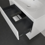 Villeroy & Boch Wall Mounted Vanity Unit Villeroy & Boch Skyla Wall Mounted 800mm Two Drawer Vanity Unit with Basin
