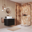 Crosswater Crosswater Asura 8mm Quadrant Sliding Shower Door 1200 x 800mm in Brushed Bronze