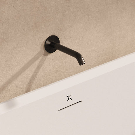 Crosswater Bath Spout Stainless Slate Crosswater 3ONE6 Bath Spout