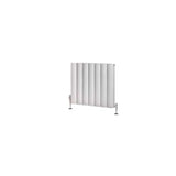 Eastbrook Panel Radiator Eastbrook Guardia Straight Horizontal Aluminium in Matt White