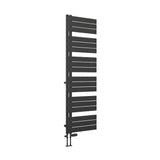 Eastbrook Helmsley Straight Vertical Designer Towel Rail in Matt Black