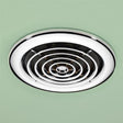 HiB Inline Turbo Fan Chrome / Non-Illuminated HiB Turbo Wet Room Inline Ceiling Fan