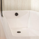 Crosswater Bath Waste Slate Crosswater Extended Pop-Up Bath Waste and Overflow