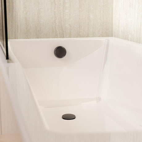 Crosswater Bath Waste Slate Crosswater Extended Pop-Up Bath Waste and Overflow