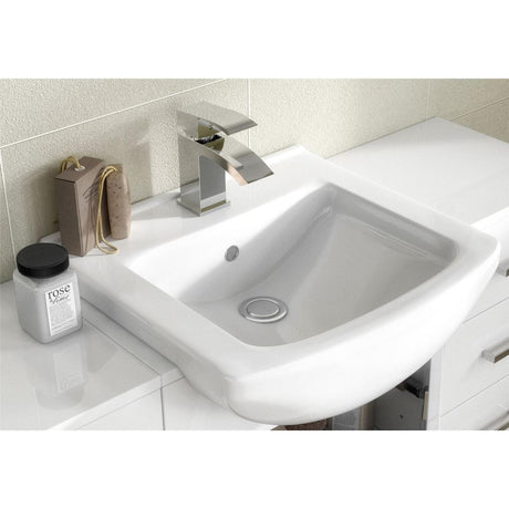 Aquarius Bathrooms Cloakroom Vanity Unit Aquarius Canberra 900mm Compact Cloakroom Vanity Unit with 1 Tap Hole Basin and Back to Wall WC Unit Combination