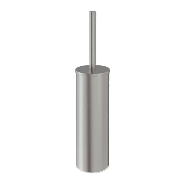 Crosswater Toilet Brush Brushed Nickel Crosswater MPRO Freestanding Toilet Brush Holder