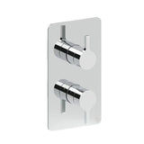 Britton Concealed Shower Valve Britton Hoxton 2.0 2 Outlet, 2 Handle Concealed Thermostatic Shower Valve