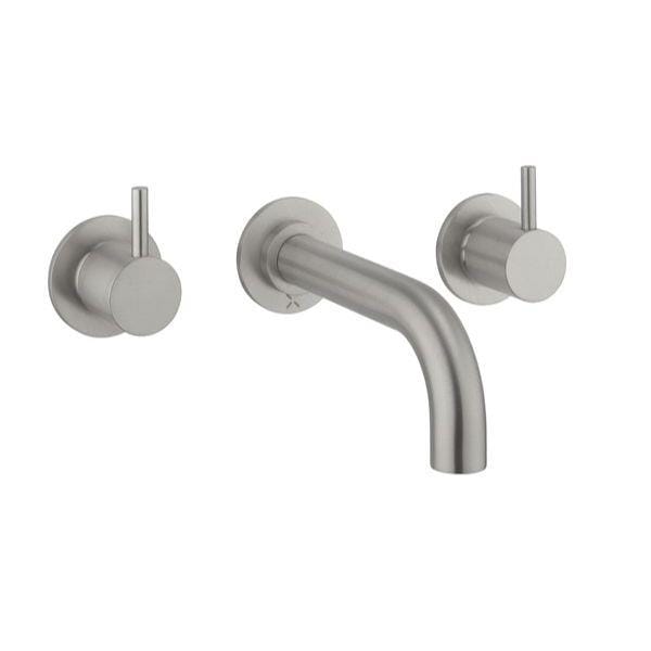 Crosswater Wall Mounted Bath Tap Crosswater MPRO Wall Mounted 3 Hole Bath Filler Tap