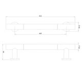 Crosswater Grab Rail/Bar Crosswater Straight Grab Bar