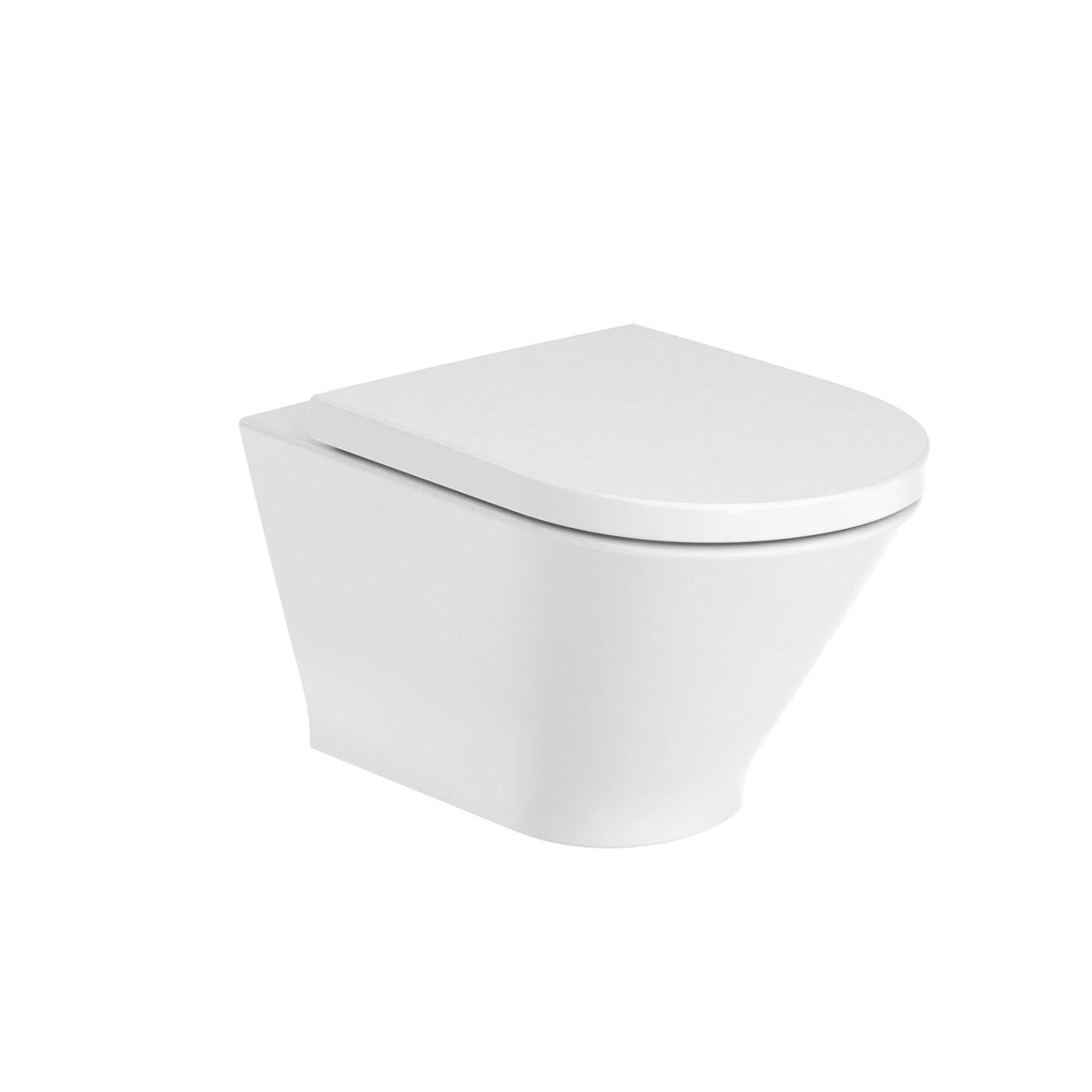 Roca Wall Hung Toilet Roca The Gap Round Wall Hung Rimless Toilet with Soft Close Seat