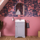Burlington Edwardian Freestanding Square Cloakroom Vanity Unit with Basin