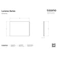 Tissino Bath Panel 700 x 510mm / Standard Tissino Lorenzo End Bath Panel