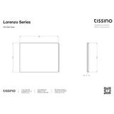 Tissino Bath Panel 700 x 510mm / Standard Tissino Lorenzo End Bath Panel