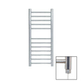 JIS Ladder Rail 700 x 300mm / Polished Chrome / Electric Only JIS Sussex Ouse Vertical Stainless Steel Heated Towel Rail