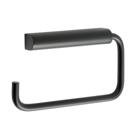 JTP Toilet Roll Holder Matt Black JTP VOS Toilet Roll Holder