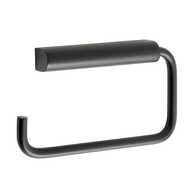 JTP Toilet Roll Holder Matt Black JTP VOS Toilet Roll Holder