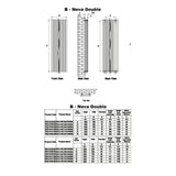 Reina Panel Radiator Reina Neva Vertical Double Panel Central Heating Radiator