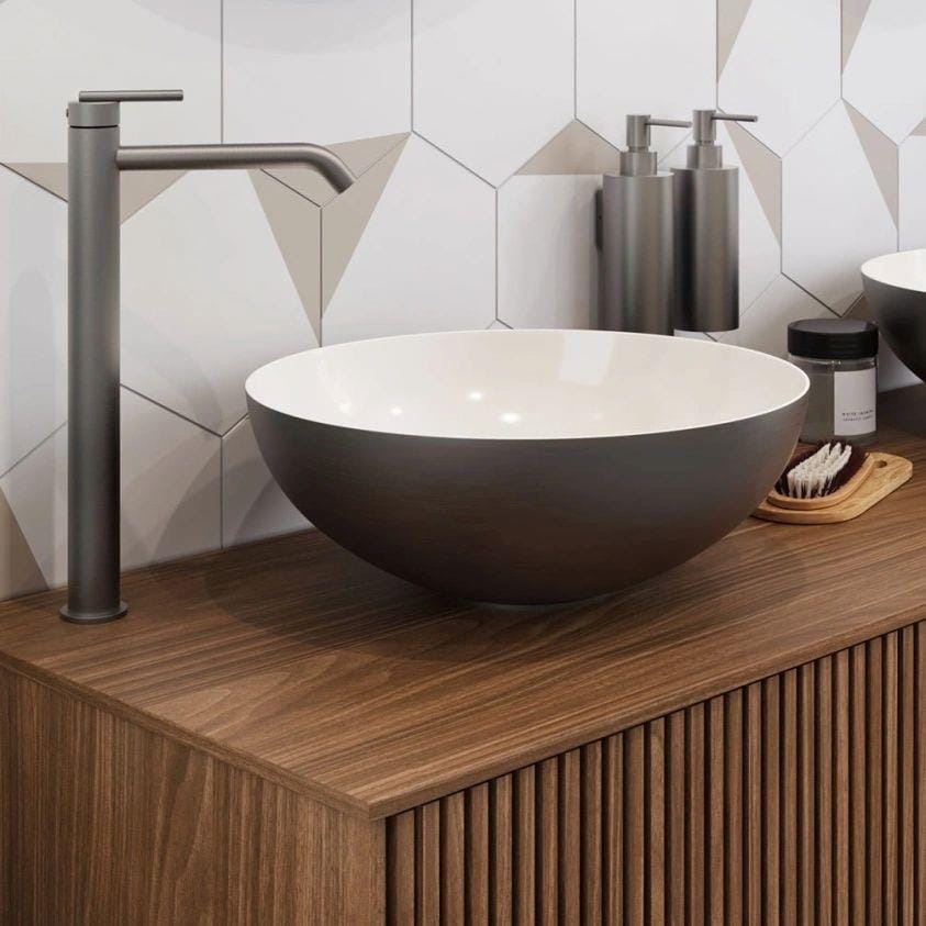 Crosswater Countertop Basin Crosswater Circus 400mm Round Countertop Basin