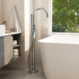 Imex Freestanding Bath Filler Chrome Imex Ravine Floor Standing Bath Shower Mixer with Hose and Handset