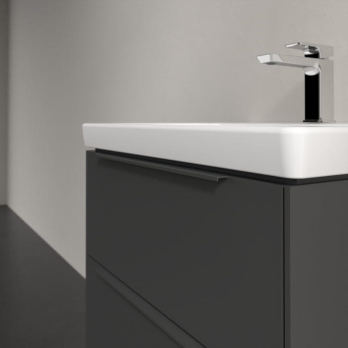 Villeroy & Boch Subway 3.0 Wall Hung 600mm Two Drawer Vanity Unit with Basin