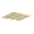 JTP Fixed Shower Head Brushed Brass JTP HIX 400mm Square Ceiling Mounted Shower Head