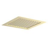 JTP Fixed Shower Head Brushed Brass JTP HIX 400mm Square Ceiling Mounted Shower Head