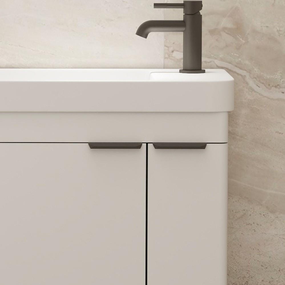 Imex Furniture Handles Matt Black Imex Luna 100mm Handle (Pair)