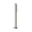 Crosswater Shower Handset Crosswater MPRO Follow Me Round Shower Handset and Hose in Brushed Stainless Steel