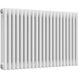 Aquarius Bathrooms Column Radiator 600mm x 965mm Aquarius Foundry Horizontal 3 Column Radiator in White