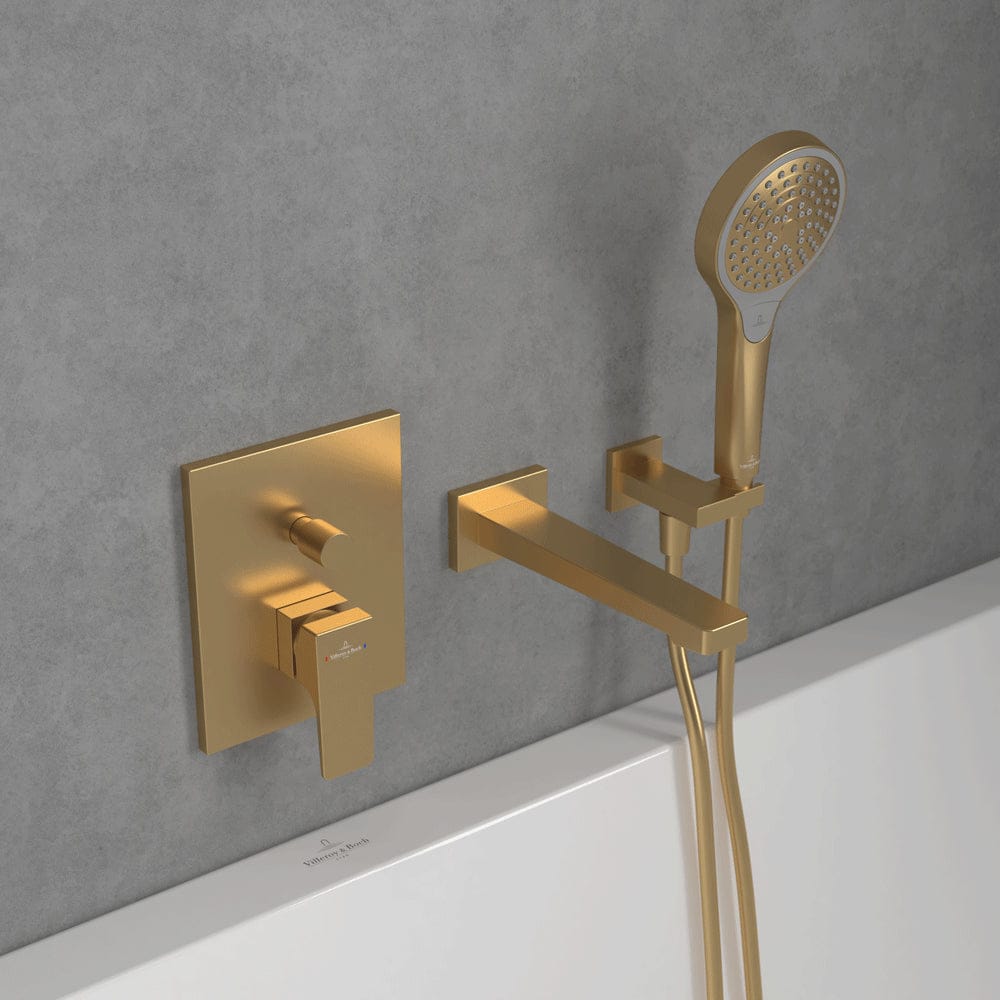 Villeroy & Boch Concealed Shower Valve Villeroy & Boch Architectura Concealed 2-Outlet Single Lever Trim Set