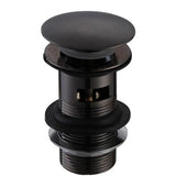 Aquarius Basin Waste Matt Black Aquarius Zanelli Slotted Basin Clicker Waste