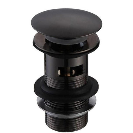 Aquarius Basin Waste Matt Black Aquarius Zanelli Slotted Basin Clicker Waste