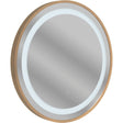 Aquarius Illuminated Mirror Brushed Bronze Aquarius Cirq 600mm Round Front LED Mirror