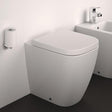 Ideal Standard Back to Wall Toilet Ideal Standard i.life S Back to Wall Compact Rimless Toilet with Soft Close Seat
