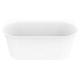 Crosswater Back To Wall Freestanding Bath Crosswater Cursa Back to Wall Freestanding Bath - 1500 x 800mm - Matt White