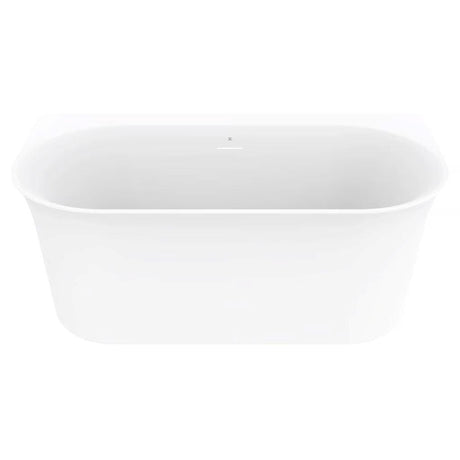 Crosswater Back To Wall Freestanding Bath Crosswater Cursa Back to Wall Freestanding Bath - 1500 x 800mm - Matt White