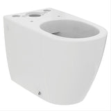 Ideal Standard Close Coupled Toilet Ideal Standard i.life O Close Coupled Rimless Toilet with HydroTwist Flush and Soft Close Seat