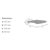 Smedbo Shower Seat Smedbo Living Wall Mounted Folding Shower Seat