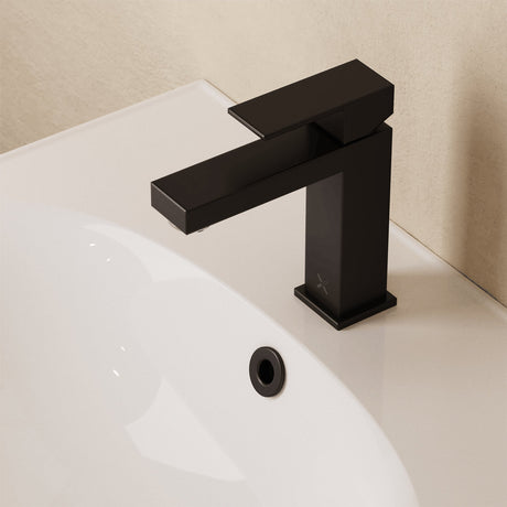 Crosswater Mono Basin Tap Matt Black Crosswater Verge Mono Basin Mixer Tap