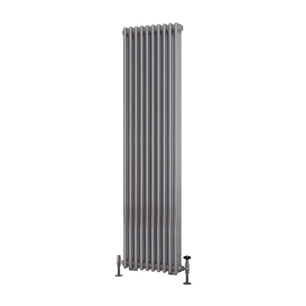 Eastbrook Column Radiator Eastbrook Rivassa Traditional 3 Column Radiator in Chrome Effect