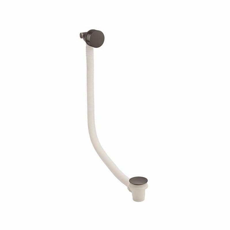 Crosswater Overflow Filler Slate Crosswater MPRO Bath Filler with Click Clack Waste